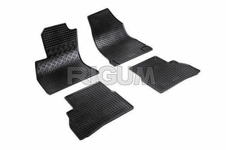 Photo Резиновые коврики Fiat Doblo 2010-2015 черные 4 шт. Rigum