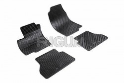 Резиновые коврики Ford B-Max 2012- черные 4 шт. Rigum