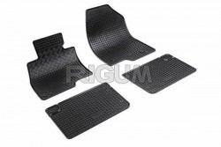 Резиновые коврики Mazda 6 2013- черные 4 шт. Rigum