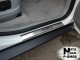 Матовые накладки на пороги BMW X5 2007-2013 Premium - фото 1