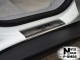 Матовые накладки на пороги BMW X5 2007-2013 Premium - фото 2
