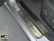 Матовые накладки на пороги Chevrolet Epica 2006-2012 Premium - фото 1