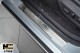 Матовые накладки на пороги Chevrolet Malibu 2012- Premium - фото 1
