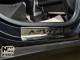 Матовые накладки на пороги Chevrolet Niva 2002- Premium - фото 2