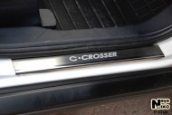 Матовые накладки на пороги Citroen C-Crosser 2007-2013 Premium