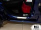 Матовые накладки на пороги Fiat Fiorino 2008- Premium - фото 2