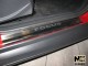 Матовые накладки на пороги Ford Focus 2011-2018 Premium - фото 1