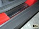 Матовые накладки на пороги Ford Focus 2011-2018 Premium - фото 2
