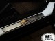 Матовые накладки на пороги Ford Kuga 2013- Premium - фото 1