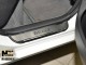 Матовые накладки на пороги Geely MK 4 двери 2006- Premium - фото 2