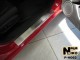 Матовые накладки на пороги Honda Accord седан 2008-2012 Premium - фото 1