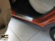 Матовые накладки на пороги Honda Civic 5 дверей 2006-2011 Premium - фото 2