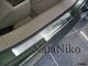 Матовые накладки на пороги Jeep Compass 06-10, 11- Premium - фото 1