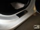 Матовые накладки на пороги Kia Rio 2011-2016 Premium - фото 2