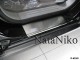 Матовые накладки на пороги Kia Sorento 2009-2015 Premium - фото 2