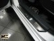 Матовые накладки на пороги Kia Soul 2008-2014 Premium - фото 1