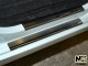 Матовые накладки на пороги Lada Granta 2011- Premium - фото 2