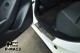 Матовые накладки на пороги Mazda 3 2013- Premium - фото 2