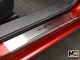 Матові накладки на пороги Mazda 6 2013- Premium - фото 1