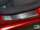Матовые накладки на пороги Mazda 6 2013- Premium - фото 2