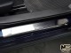 Матовые накладки на пороги Mazda CX5 2011- Premium - фото 1