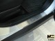Матовые накладки на пороги Mitsubishi ASX 2010- Premium - фото 1