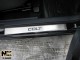 Матовые накладки на пороги Mitsubishi Colt 5 дверей 04-12 Premium - фото 1