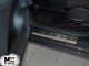 Матовые накладки на пороги Opel Zafira 2011- Premium - фото 1
