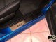 Матовые накладки на пороги Peugeot 207 5 дверей 2006-2012 Premium - фото 1