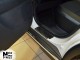 Матовые накладки на пороги Peugeot 4008 2012- Premium - фото 2
