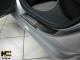 Матовые накладки на пороги Peugeot 407 5 дверей 2004-2010 Premium - фото 2