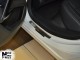 Матовые накладки на пороги Peugeot 508 2011- Premium - фото 2