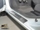 Матовые накладки на пороги Renault Dokker 2012- Premium - фото 1