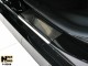 Матовые накладки на пороги Renault Fluence 10-12, 12- Premium - фото 2