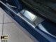 Матовые накладки на пороги Renault Megane 4, 5 дверей 09-16 Premium - фото 2