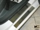 Матовые накладки на пороги Skoda Rapid 2012- Premium - фото 2