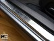 Матовые накладки на пороги Subaru XV 2010-2017 Premium - фото 1