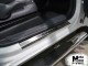 Матовые накладки на пороги Volkswagen Amarok 2010- Premium - фото 1