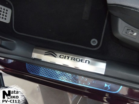 Photo Накладки на внутренние пороги Citroen C4 11-15, 15- Premium