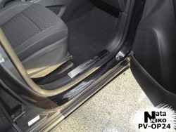 Накладки на внутренние пороги Opel Mokka 2012- Premium