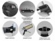 Багажник на интегрированные рейлинги Ford Escape 2020- Air2 Black Turtle - фото 7